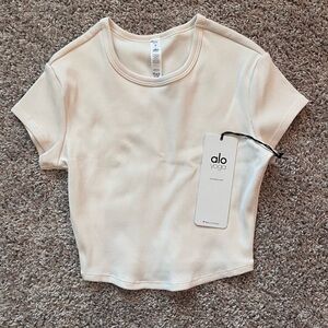 Alo Ribbed Short Sleeve